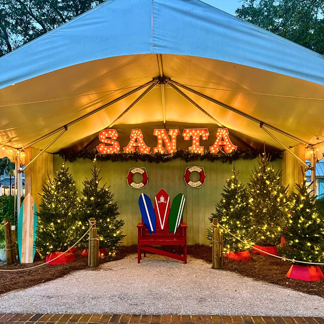 Santa Visits the Village Event